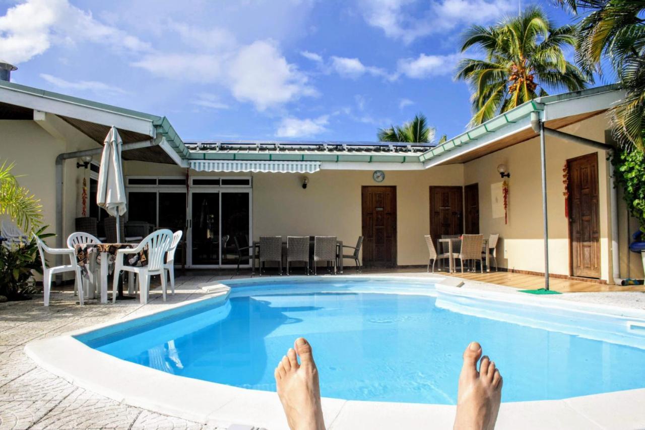 Tahiti - Sanny'S Place Family Room & Poo Punaauia  Exterior foto